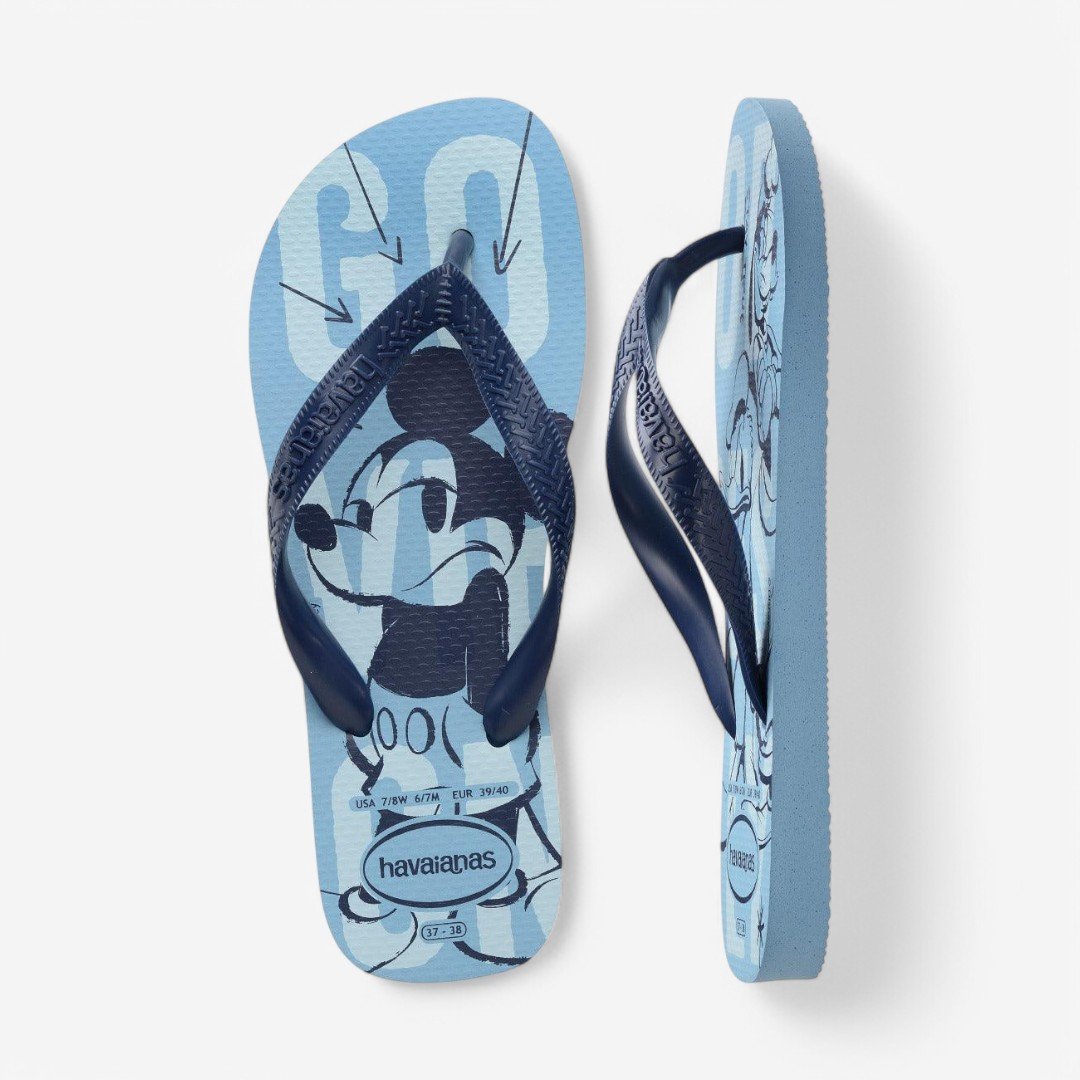 Chinelo Havaianas Top Disney Azul Lavanda 5
