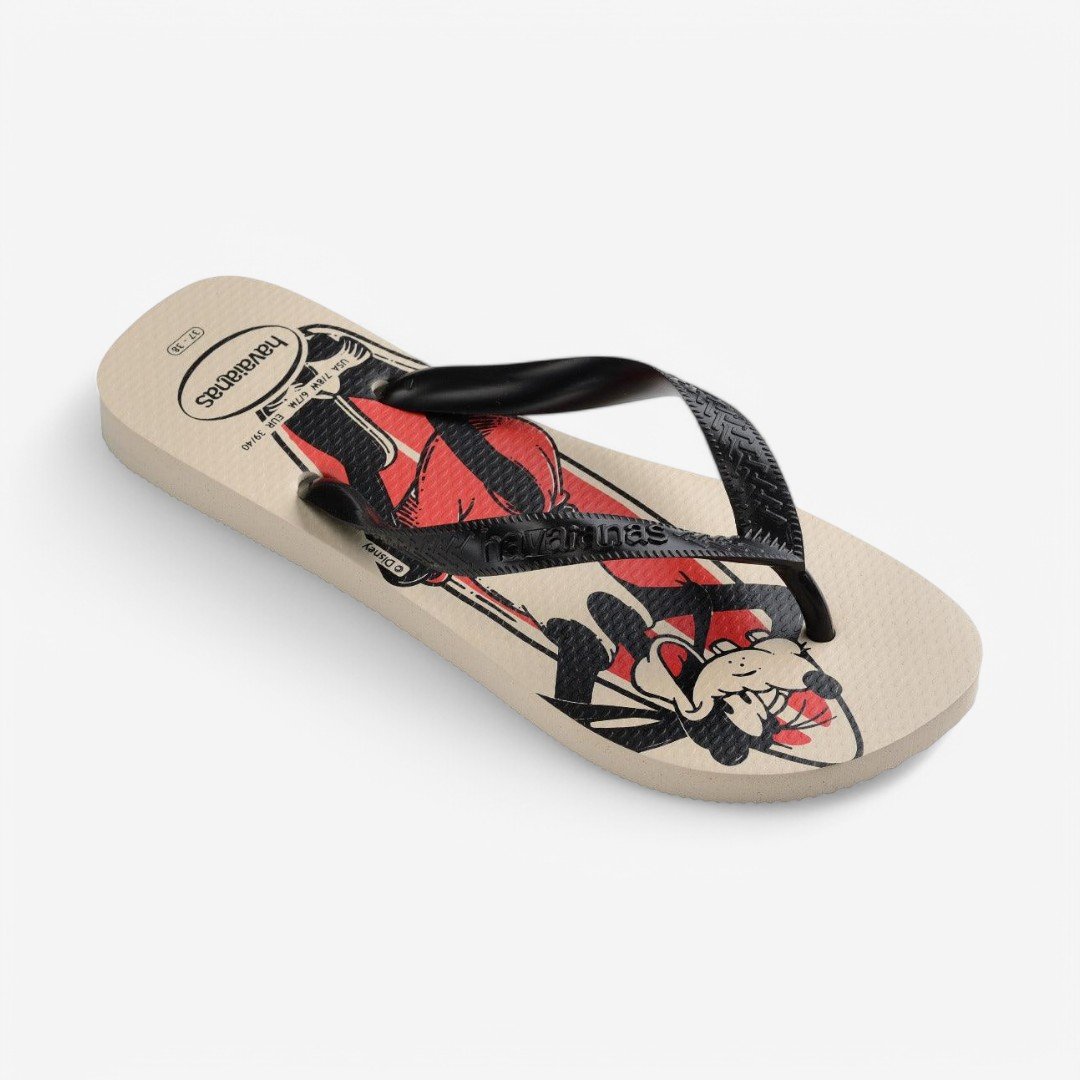 Chinelo Havaianas Top Disney Bege Palha 2