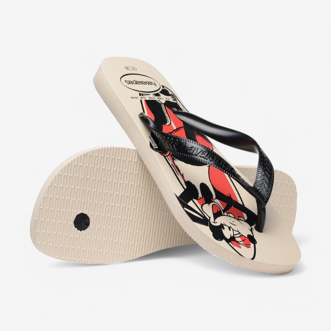 Chinelo Havaianas Top Disney Bege Palha 4