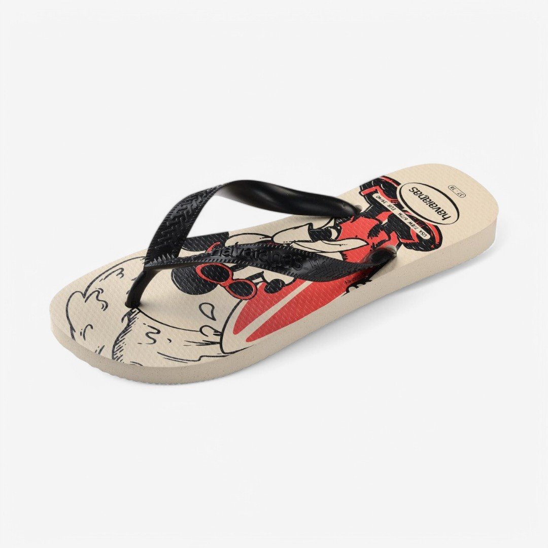 Chinelo Havaianas Top Disney Bege Palha 6
