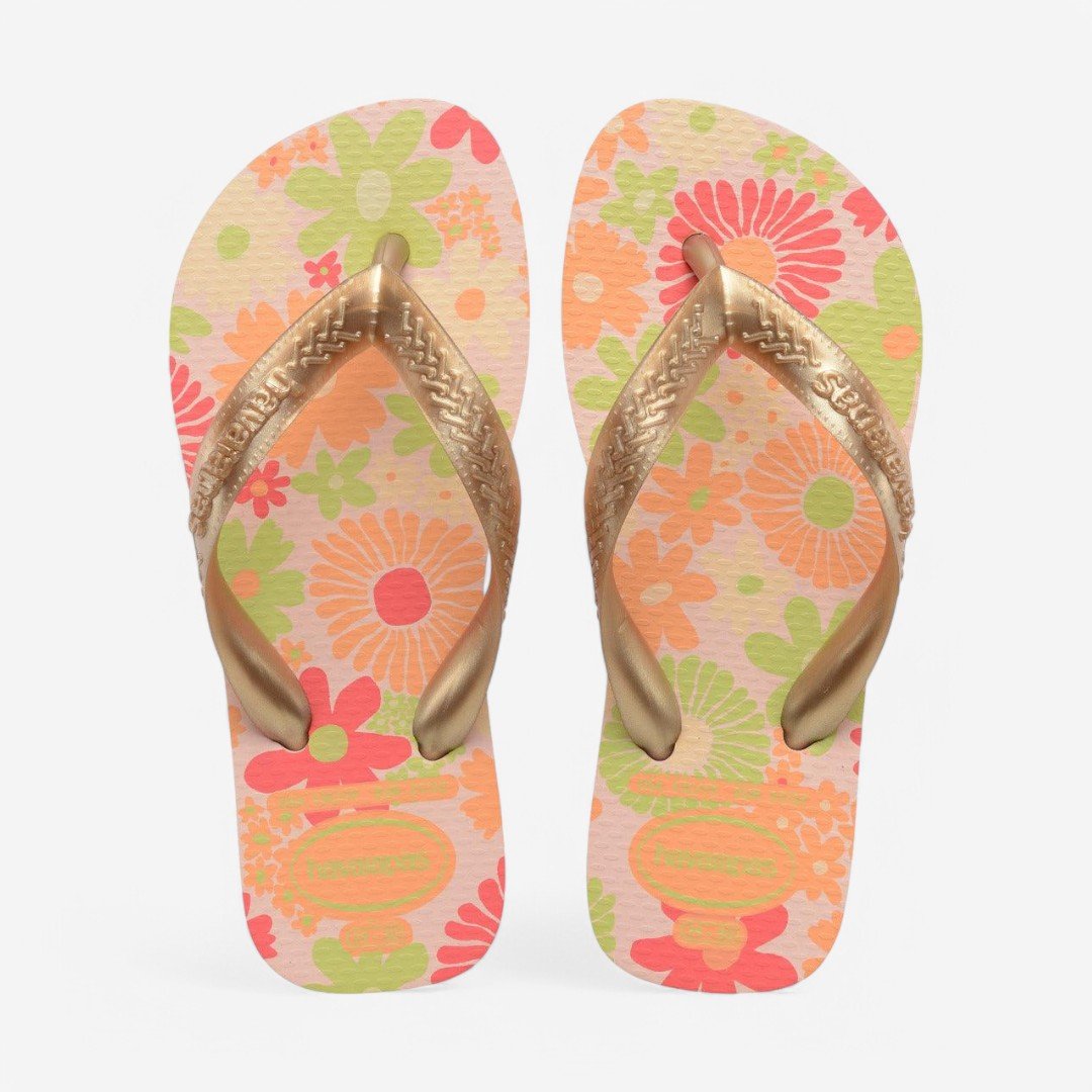 Chinelo Havaianas Infantil Flores
