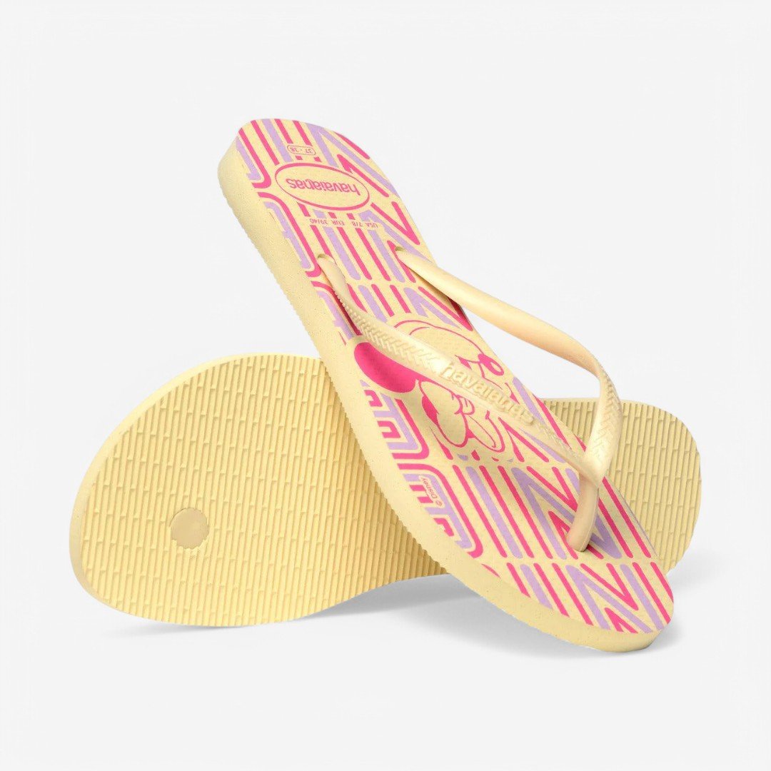Chinelo Havaianas Slim Disney Buttercream 4