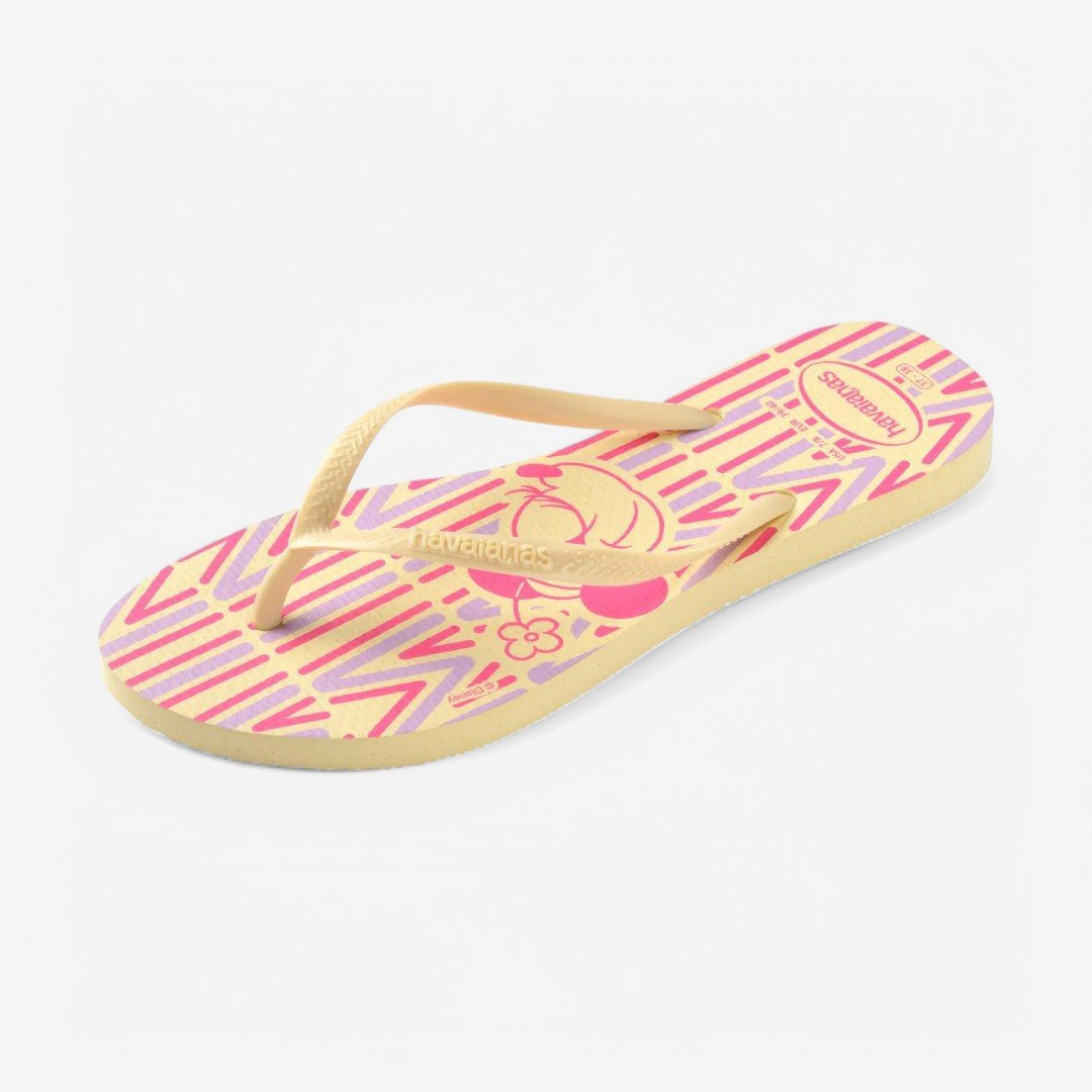 Chinelo Havaianas Slim Disney Buttercream 6