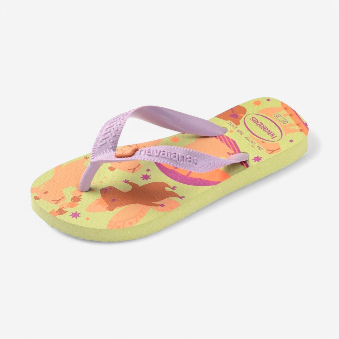Chinelo Havaianas Infantil Fantasy Verde Matcha 6