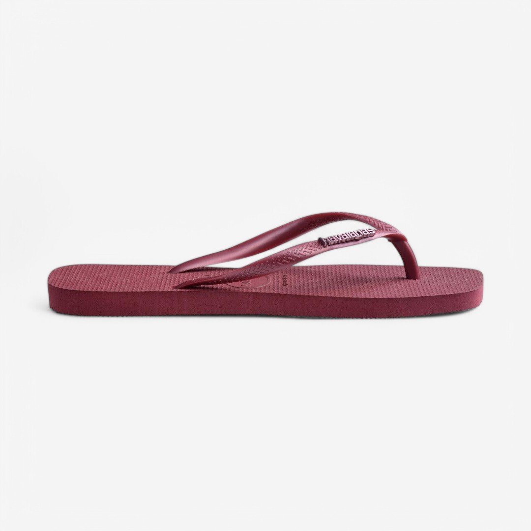 Chinelo Havaianas Slim Square Logo Metallic Amaranto 3