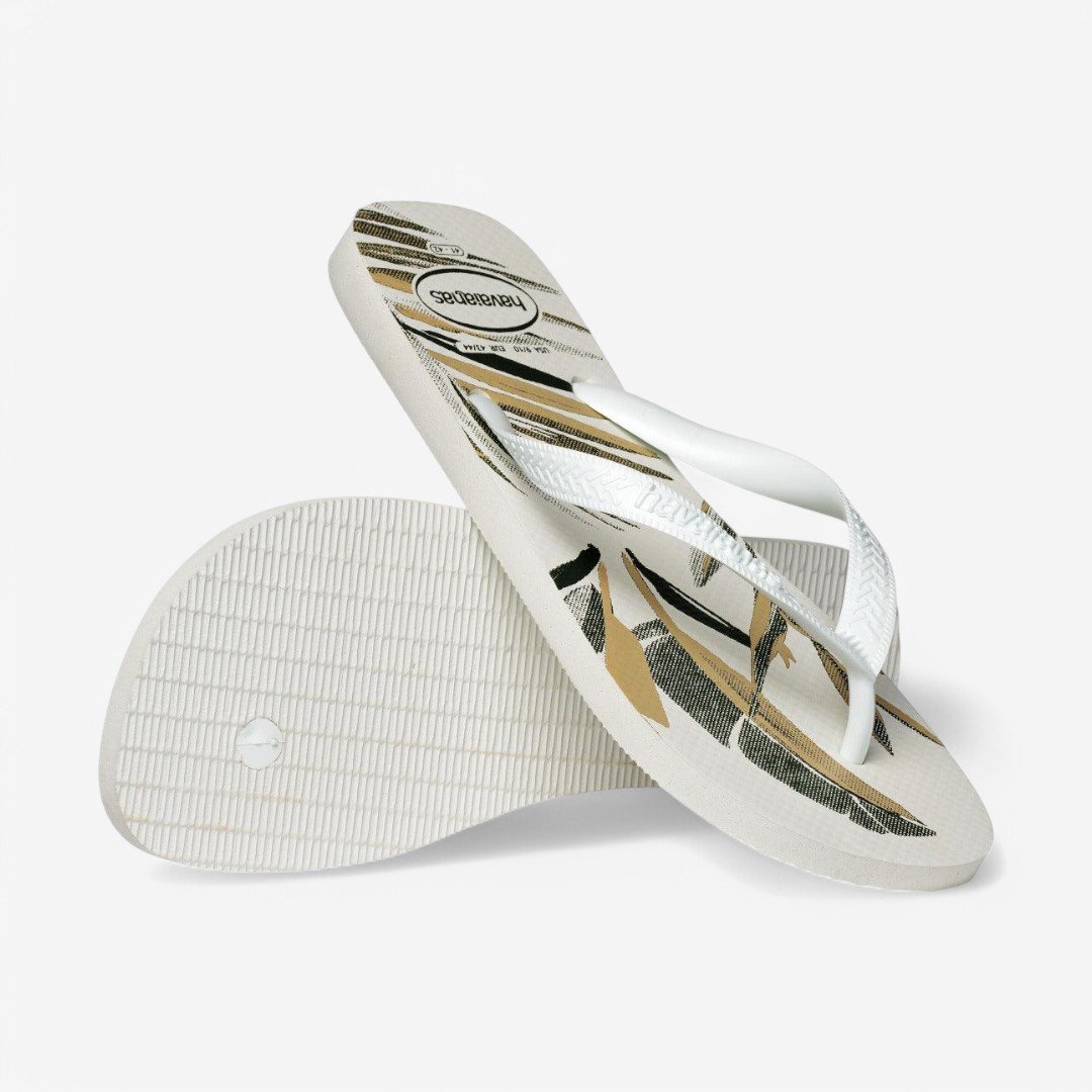 Chinelo Havaianas Aloha Branco/Verde Olive 4