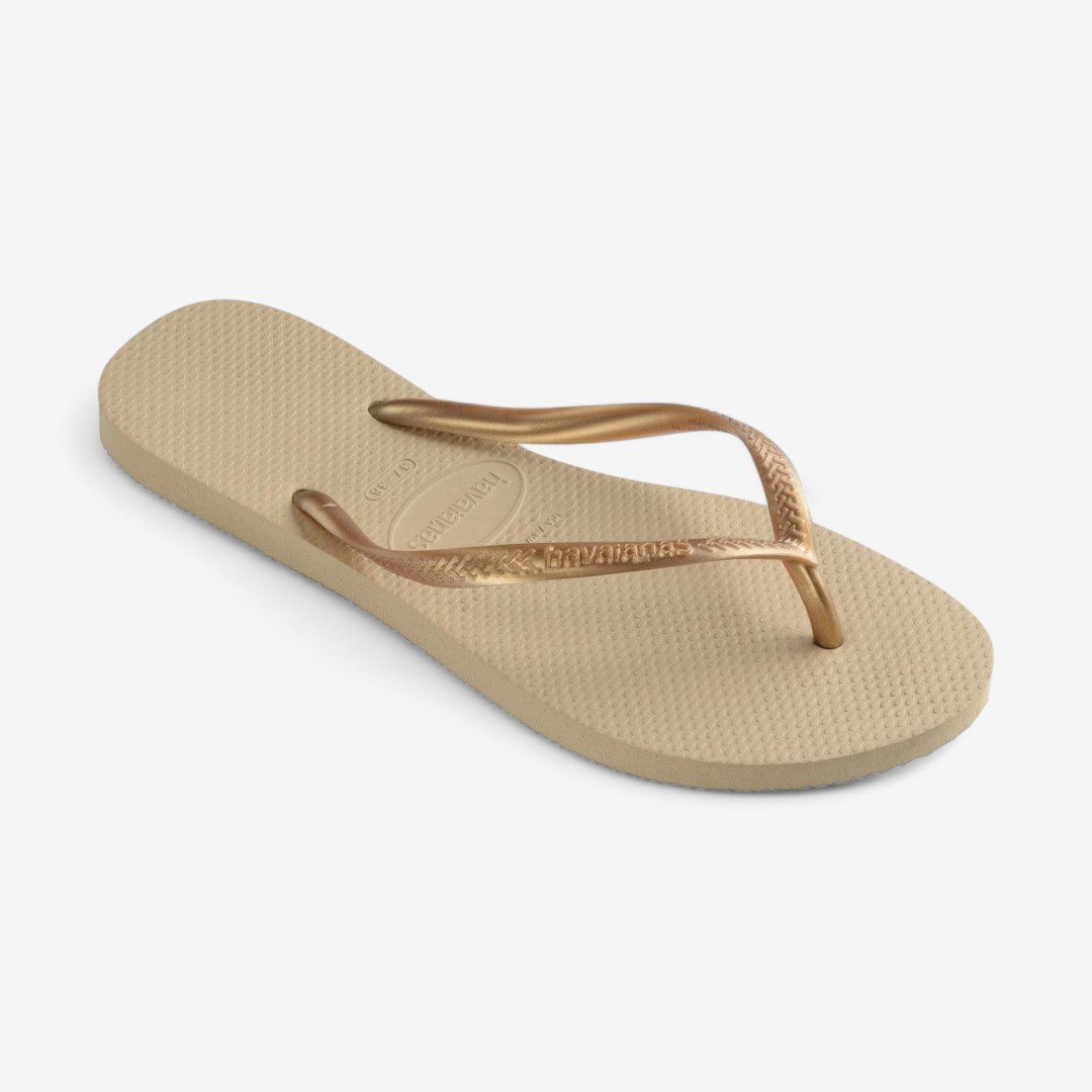 Chinelo Havaianas Slim Areia/Dourado 2