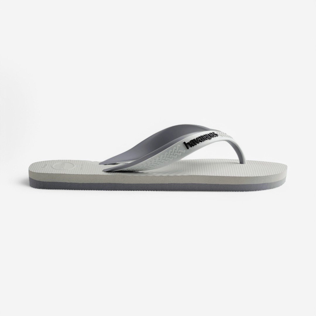 Chinelo Havaianas Dual Branco/Cinza Gelo 3