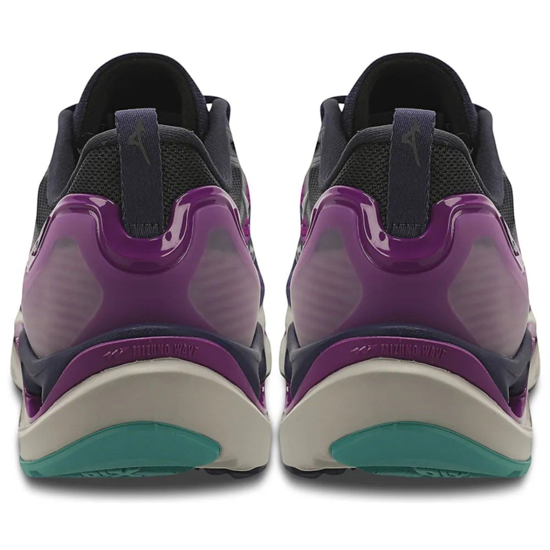 Tênis de Corrida Feminino Mizuno Wave Stratos 3 Stone/Dália 3