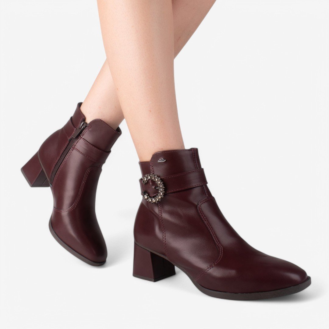 Bota Dakota Cano Curto Feminina D0481 Pinhão 4