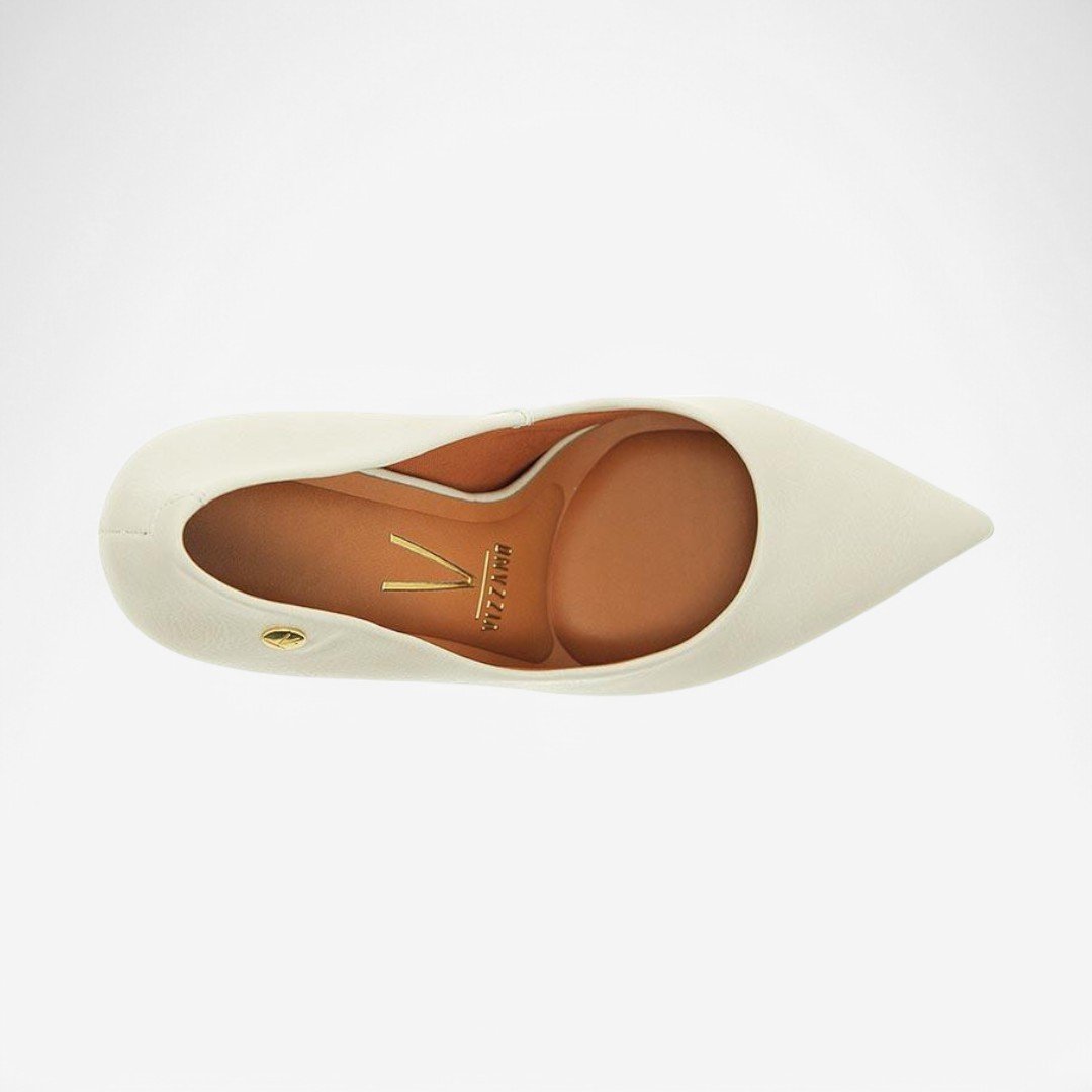 Sapato Scarpin Vizzano Salto Alto Branco Off 7