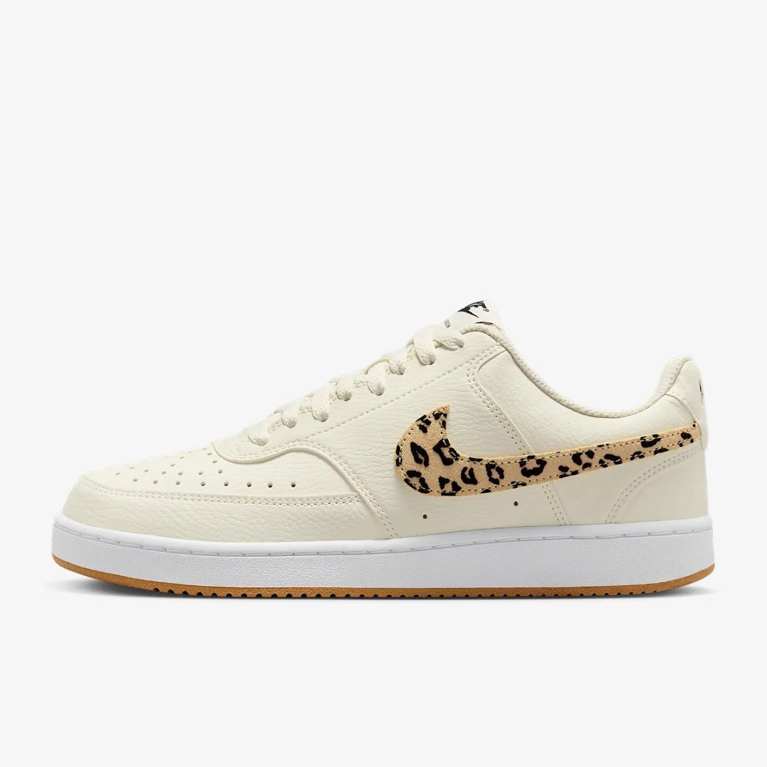 Tênis Nike Court Vision GFX Feminino Branco/Onça 1
