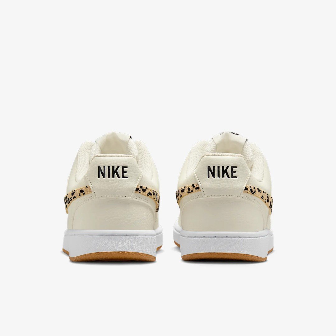 Tênis Nike Court Vision GFX Feminino Branco/Onça 4