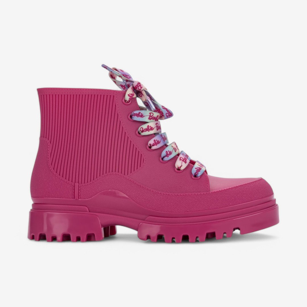 Bota Infantil com Bolsa Barbie Powerful Grendene Kids Rosa Escuro 2