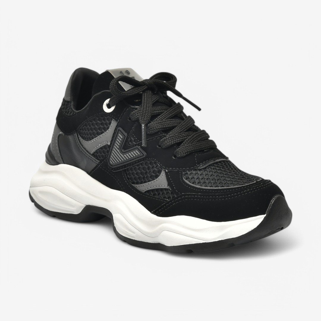 Tênis Via Marte Casual Feminino 158-016-11 Preto 3