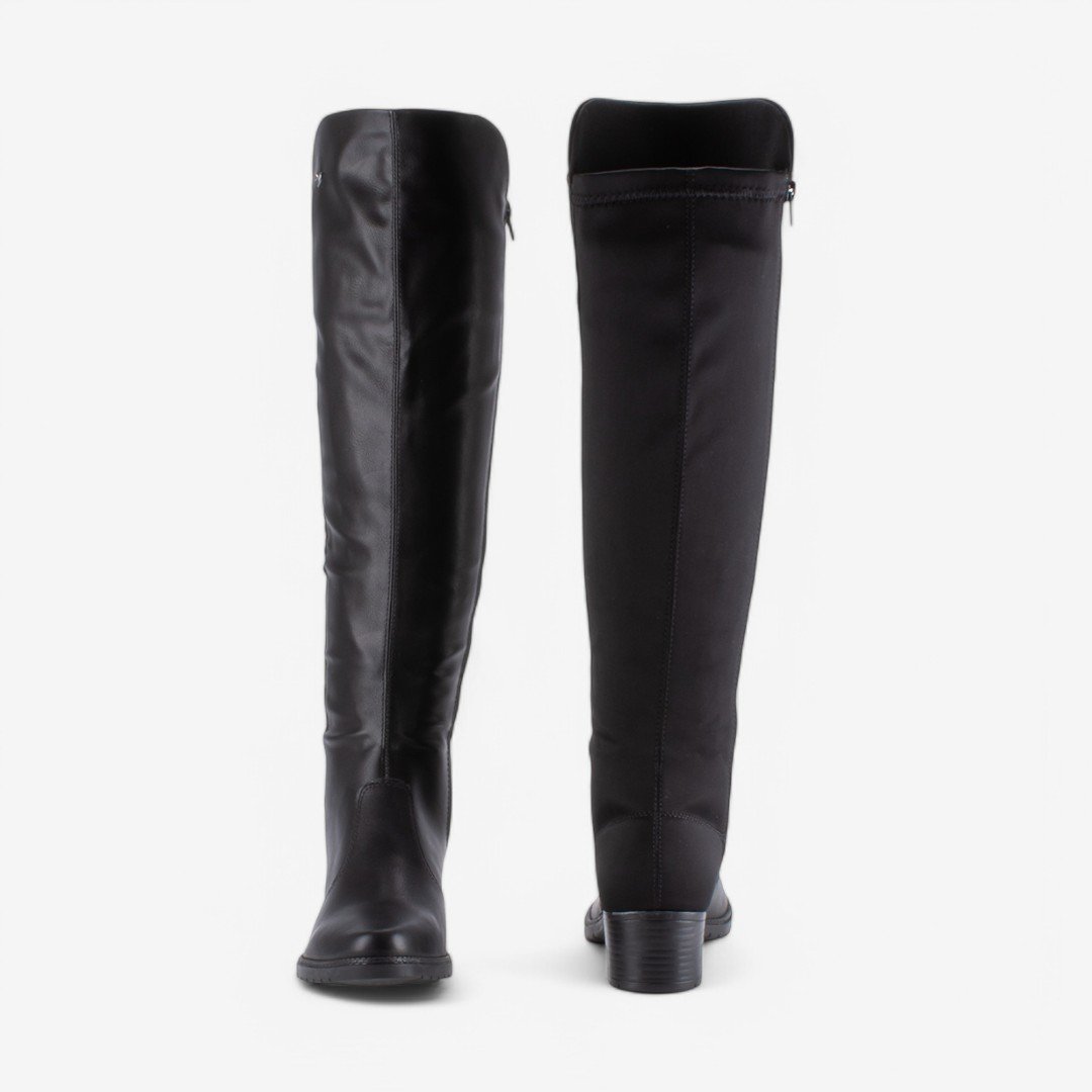 Bota Mississipi Cano Longo Montaria Preta Preto 5