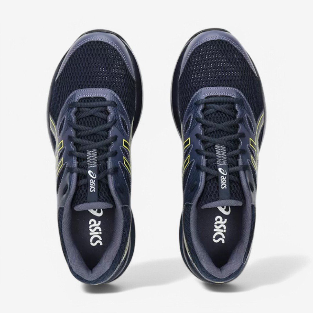 Tênis Asics Gel-Shogun ST Masculino Marinho/Verde Marinho/Verde Limão 3