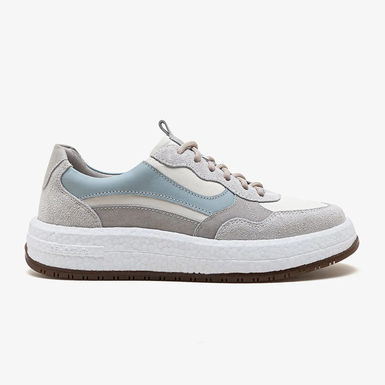 Tênis Democrata Feminino Drake Pulse Off White/Azul Off White/Azul 1