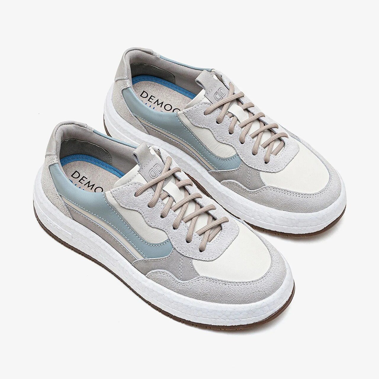 Tênis Democrata Feminino Drake Pulse Off White/Azul Off White/Azul 2