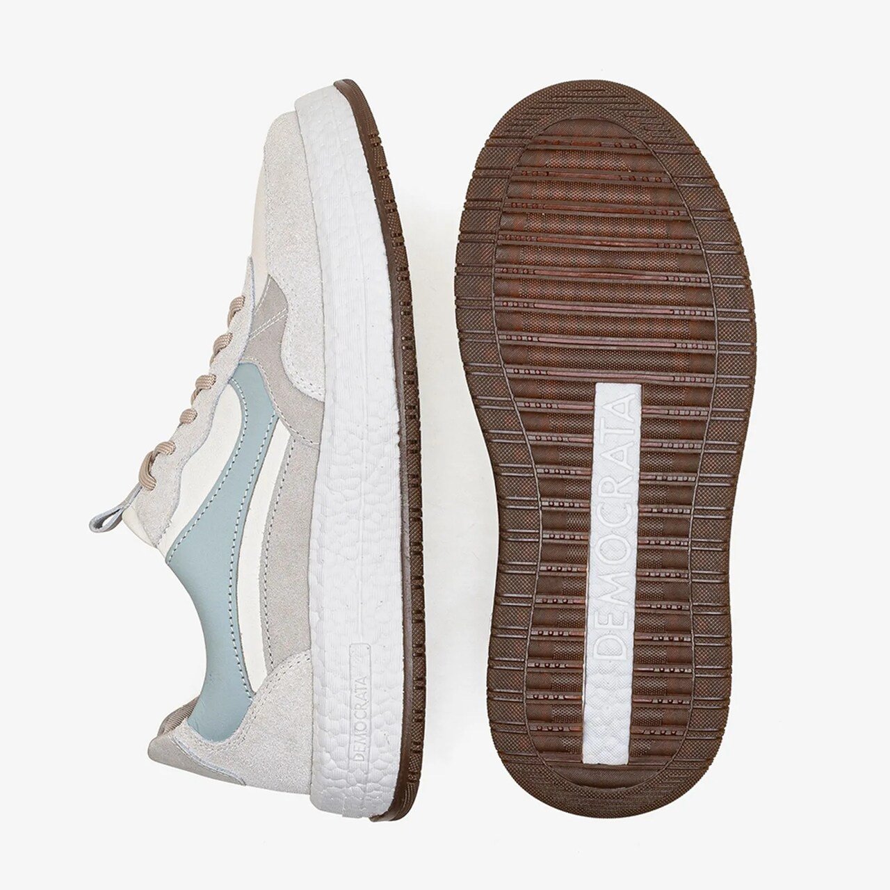 Tênis Democrata Feminino Drake Pulse Off White/Azul Off White/Azul 4