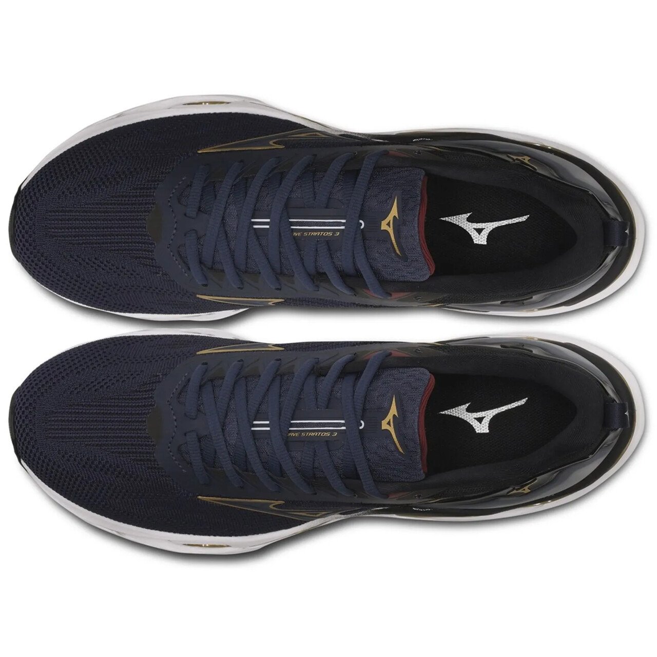 Tênis De Corrida Masculino Mizuno Wave Stratos 3 Marinho Marinho 5