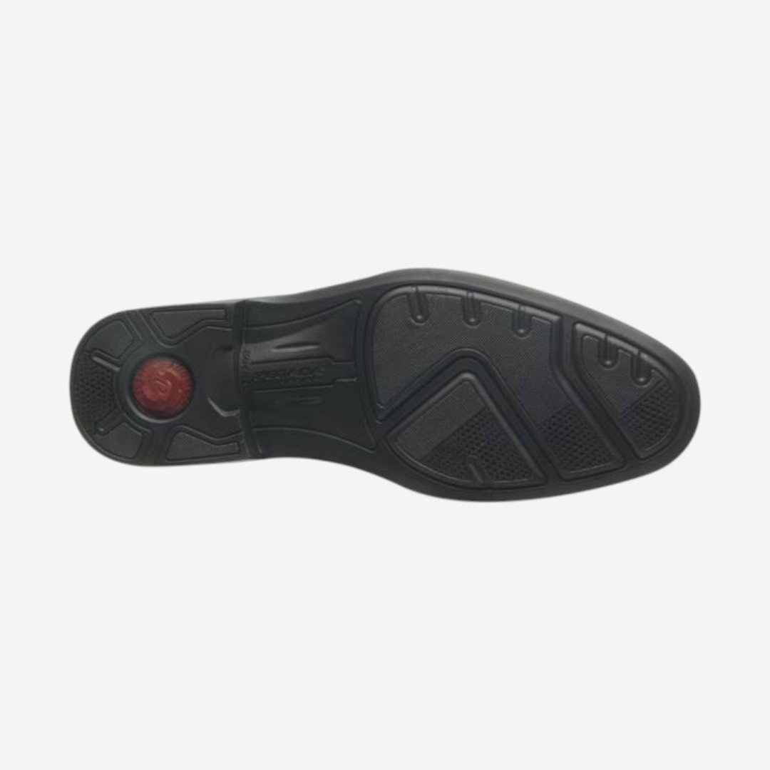 Bota Pegada Social Masculina Em Couro Preto Preto 3