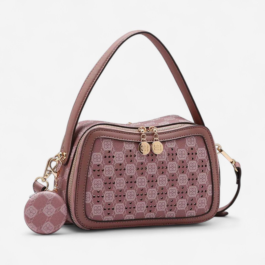 Bolsa Feminina Chenson Original New Cristal Mão Rosê Rosê 1