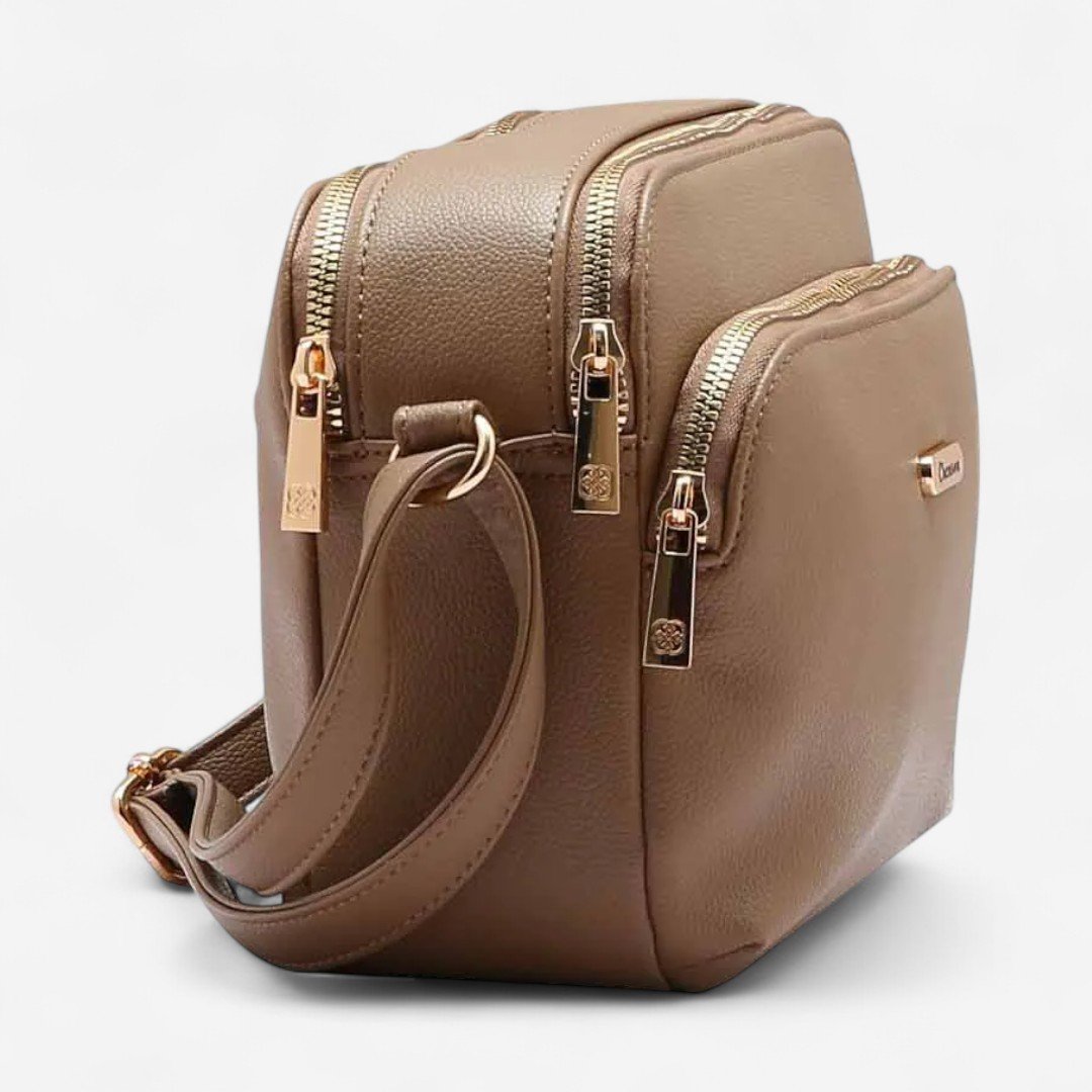 Bolsa Feminina Chenson Original Transversal Natural Marrom 3