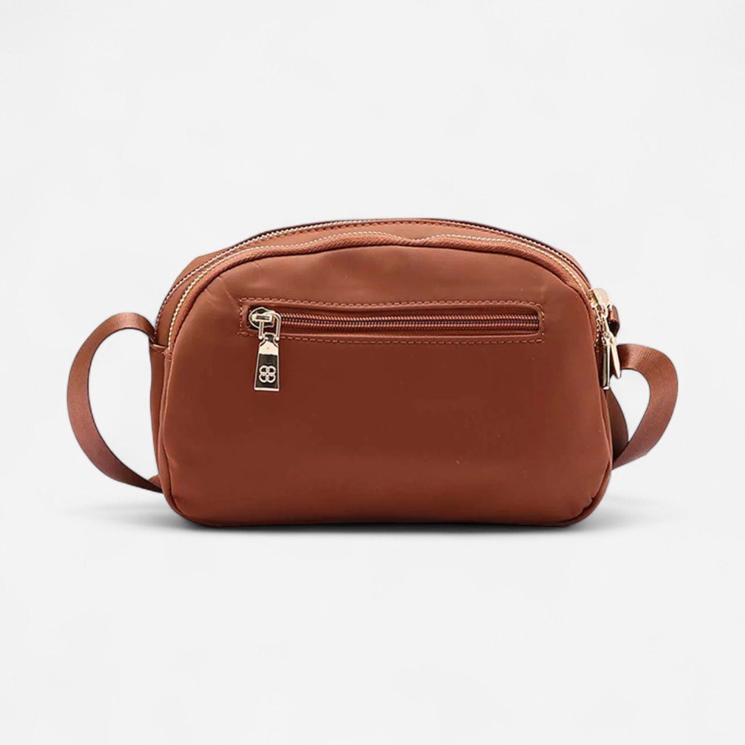 Bolsa Feminina Chenson Original Twill Nylon Transversal Café Café 2