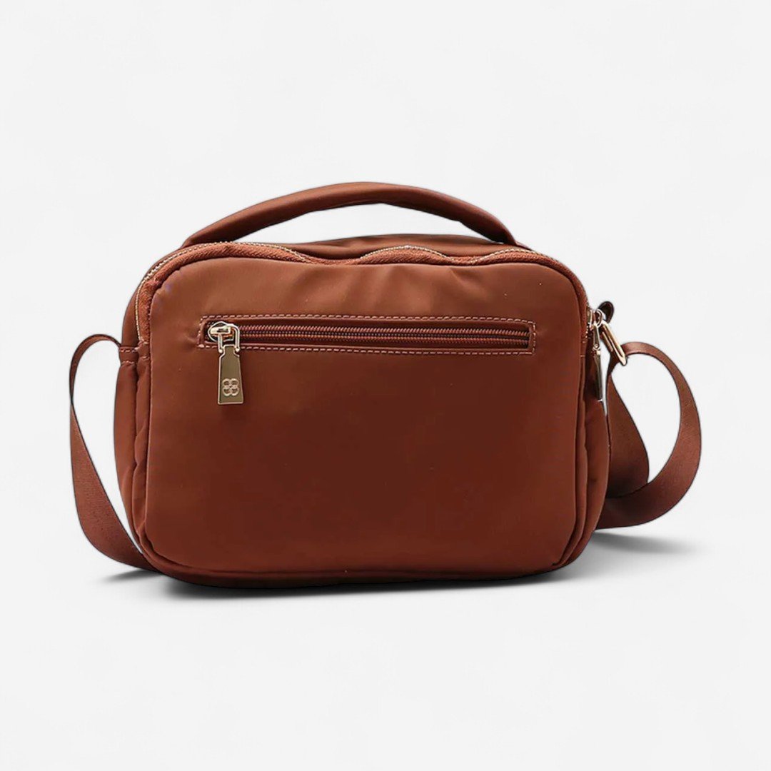 Bolsa Feminina Chenson Original Twill Nylon Transversal Café Café 2