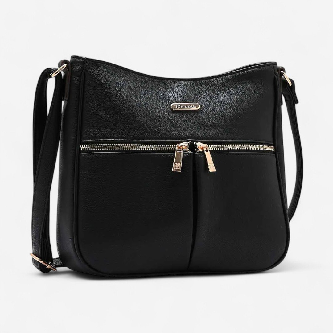 Bolsa Feminina Chenson Original Transversal Preto Preto 1
