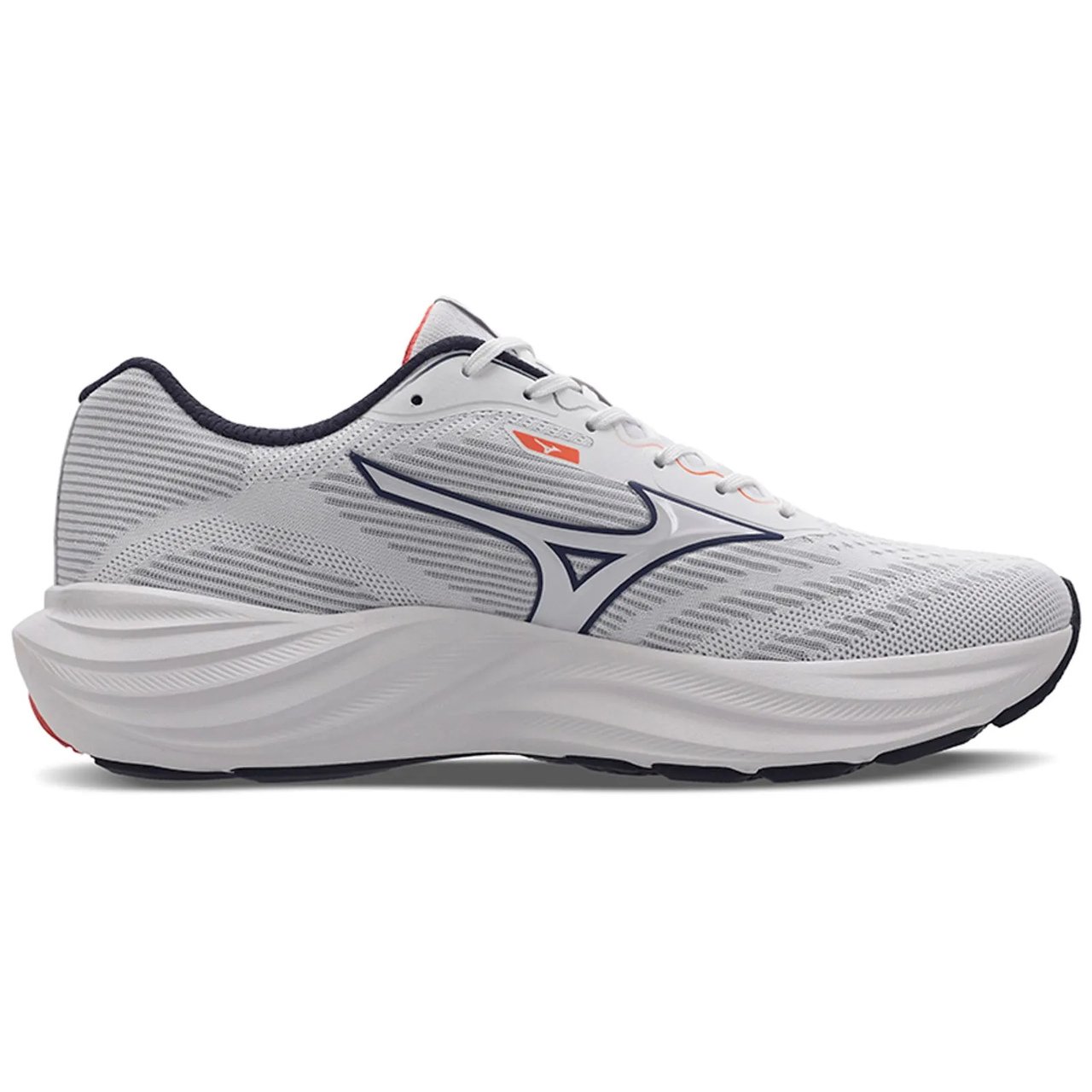 Tênis De Corrida Masculino Mizuno Goya 2 Branco Branco 2