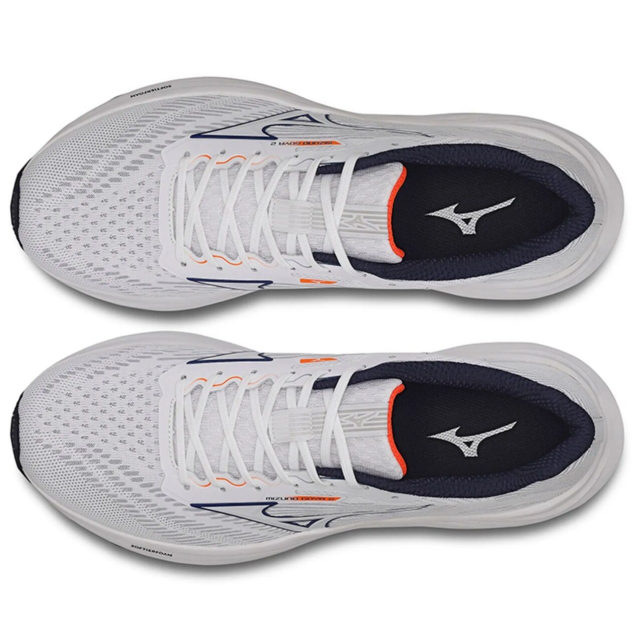 Tênis De Corrida Masculino Mizuno Goya 2 Branco Branco 3