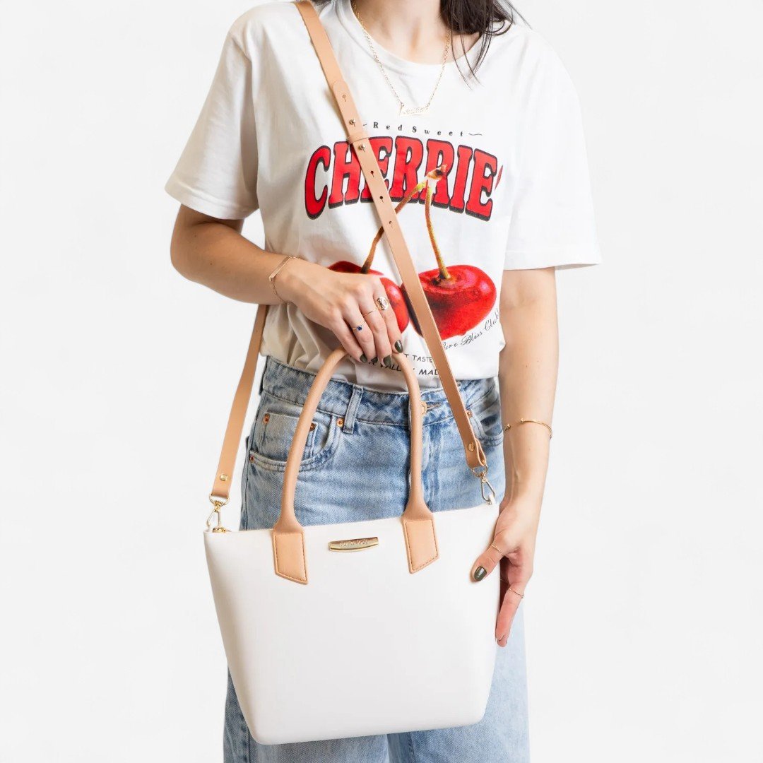 Bolsa Petite Jolie Shopping Branca White 4