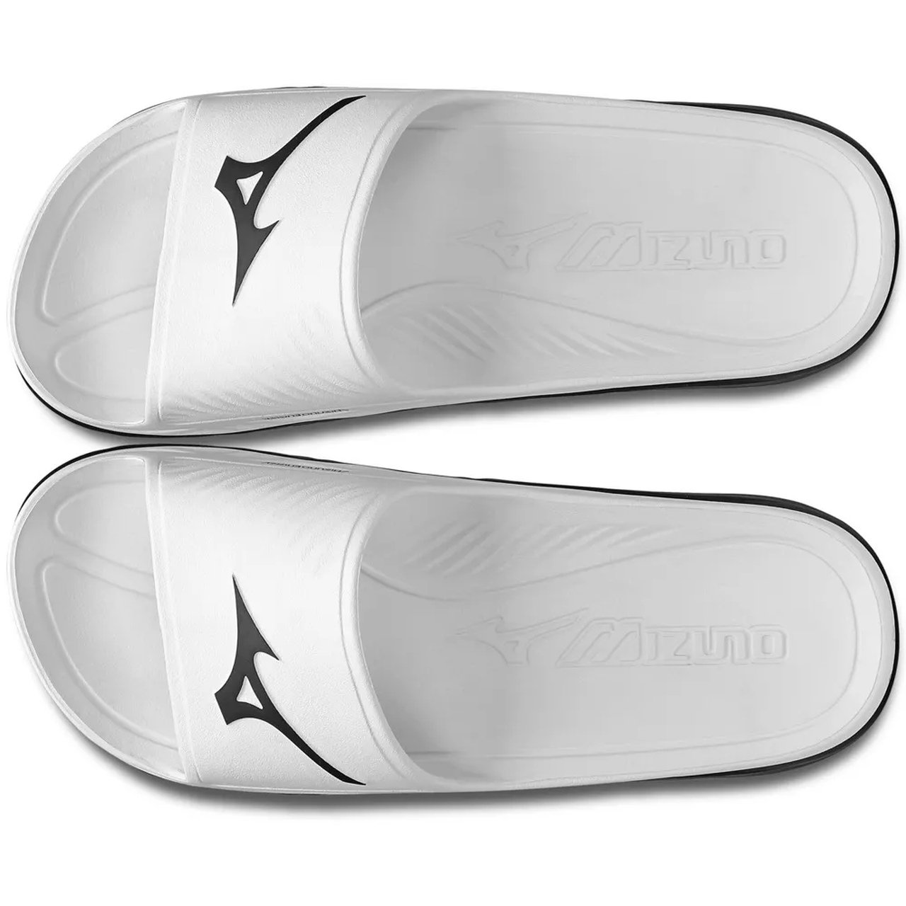 Chinelo Unissex Mizuno Enerzy Branco Branco/Preto 2