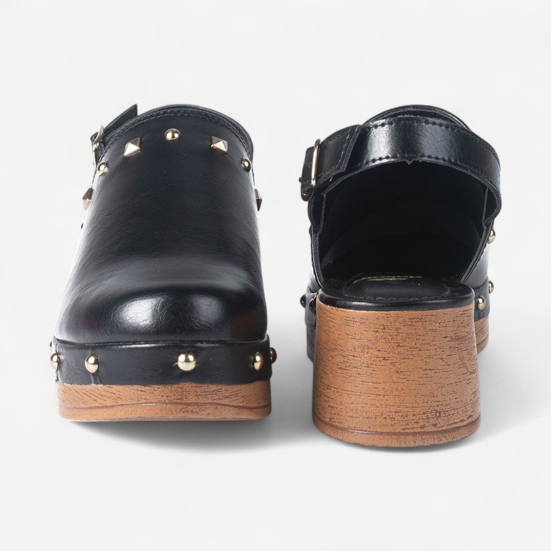 Sapato Clog Dakota Preto Preto 5