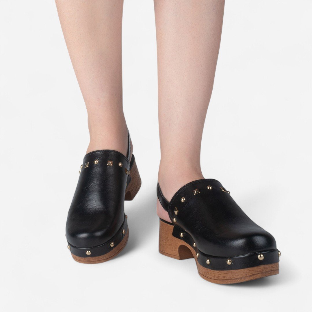 Sapato Clog Dakota Preto Preto 8