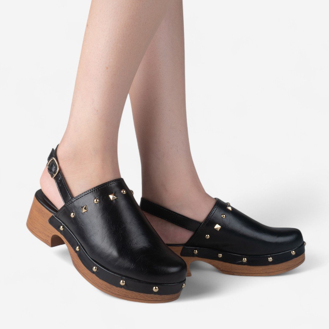 Sapato Clog Dakota Preto Preto 2