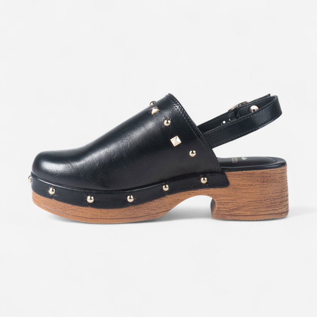 Sapato Clog Dakota Preto Preto 3