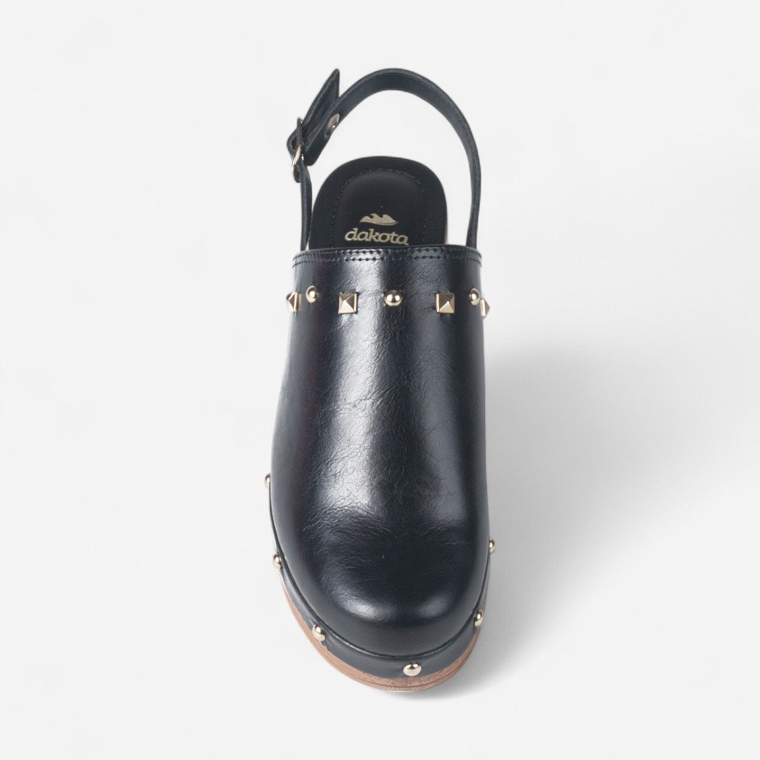 Sapato Clog Dakota Preto Preto 6