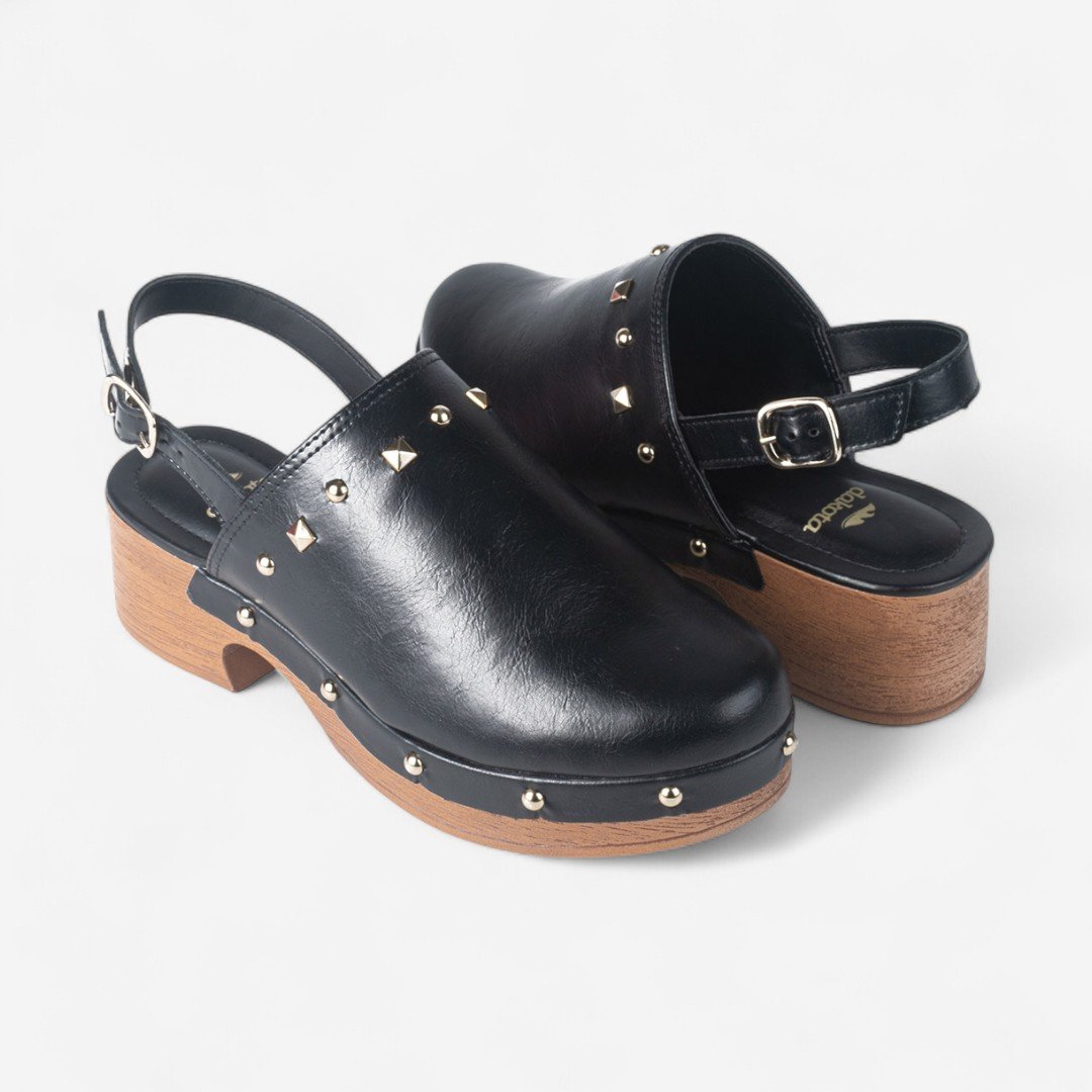 Sapato Clog Dakota Preto Preto 7