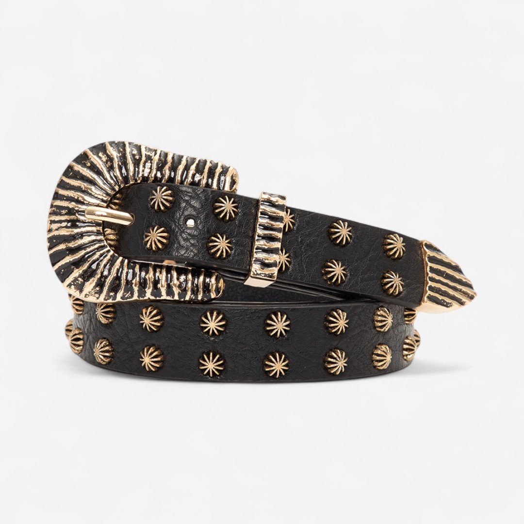 Cinto Western Tachinhas Preto