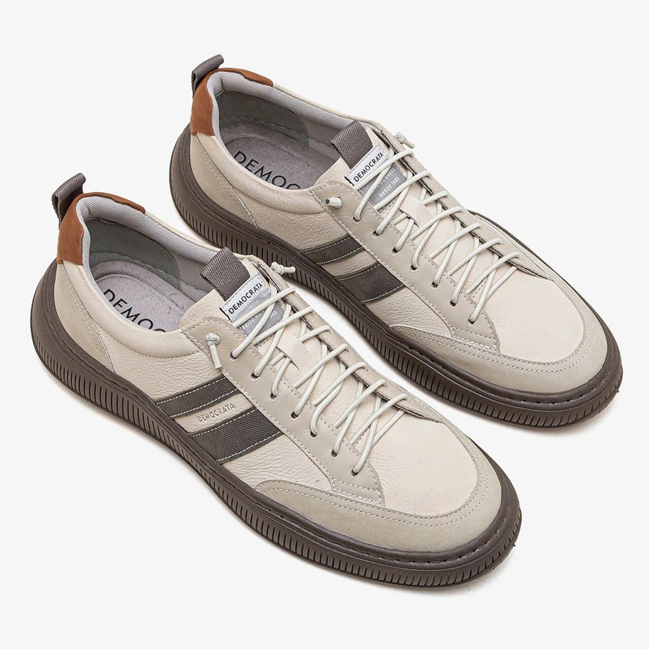Tênis Democrata Denim Vibe Creme Creme/Neve 2