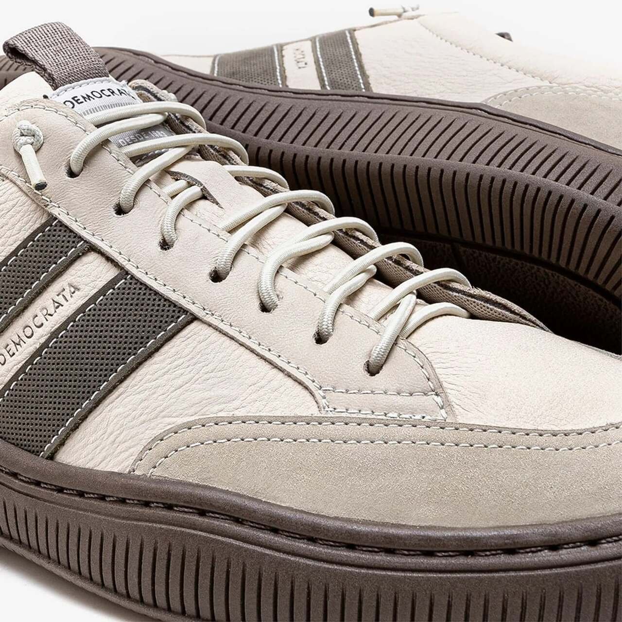 Tênis Democrata Denim Vibe Creme Creme/Neve 3