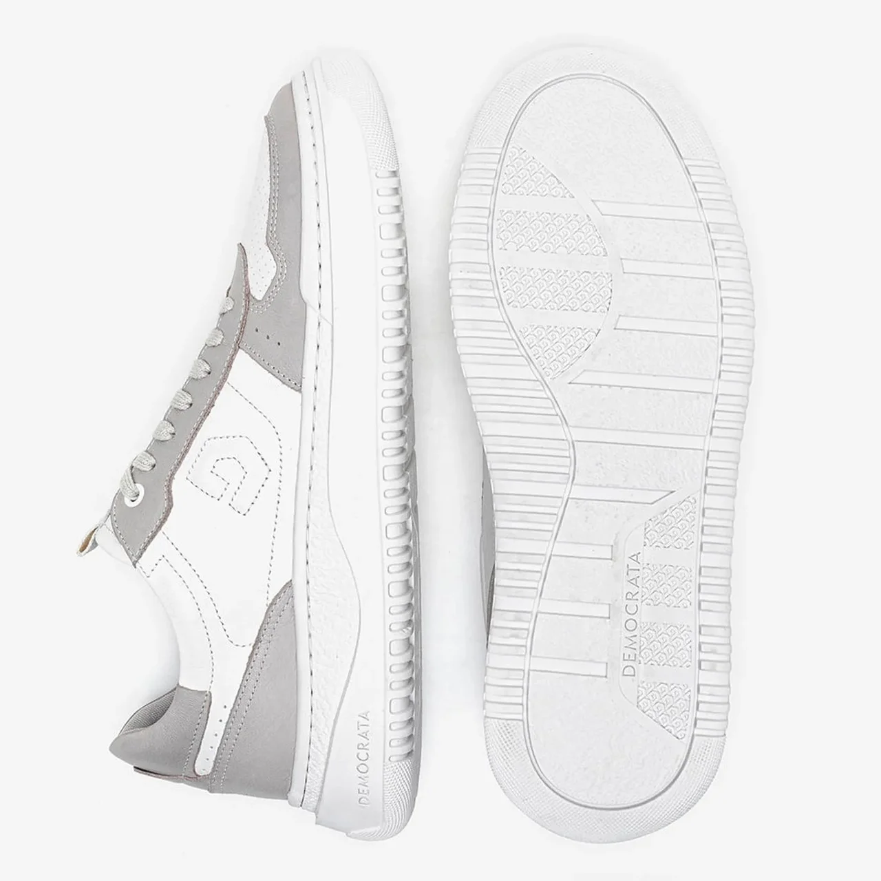 Tênis Democrata Denim Block Couro Off White Off White 4