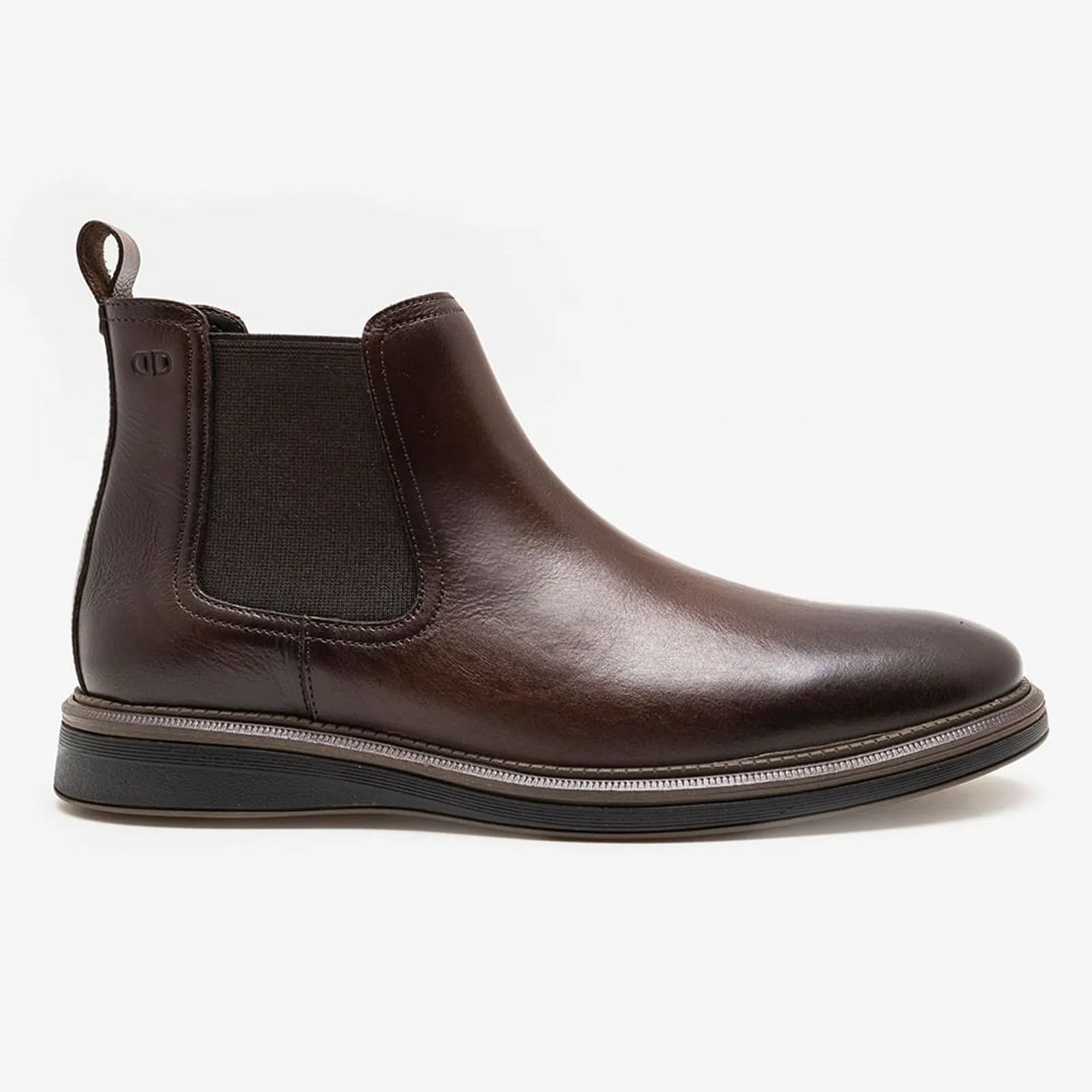 Bota Democrata Metropolitan Couro Marrom Mogno 1