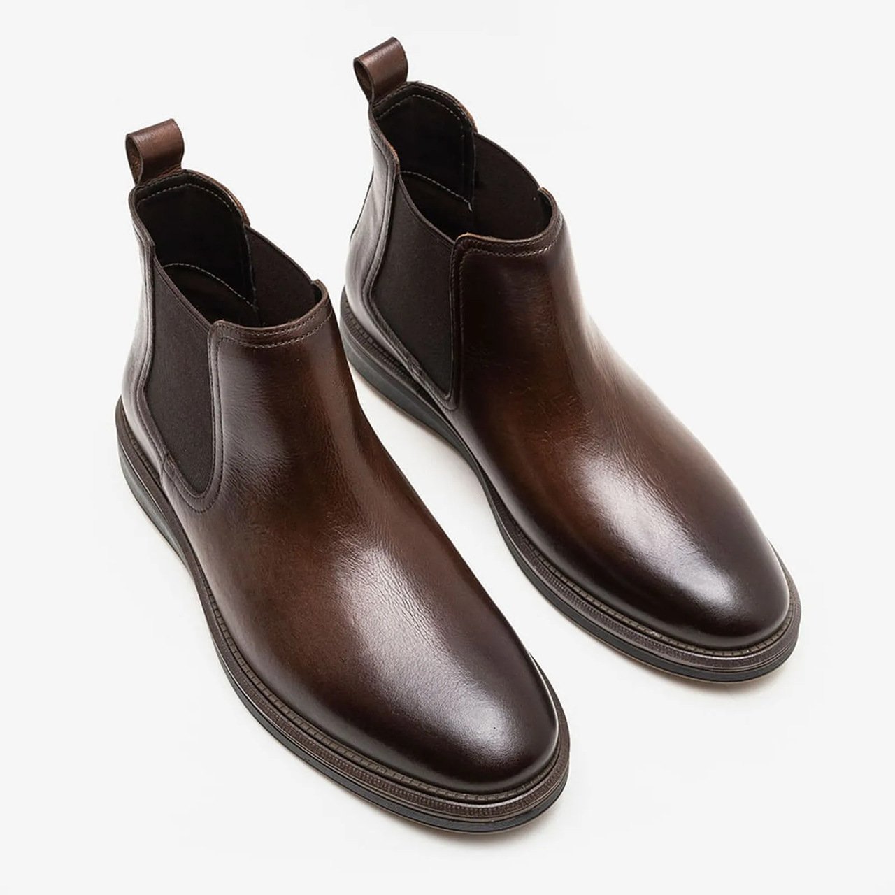 Bota Democrata Metropolitan Couro Marrom Mogno 2