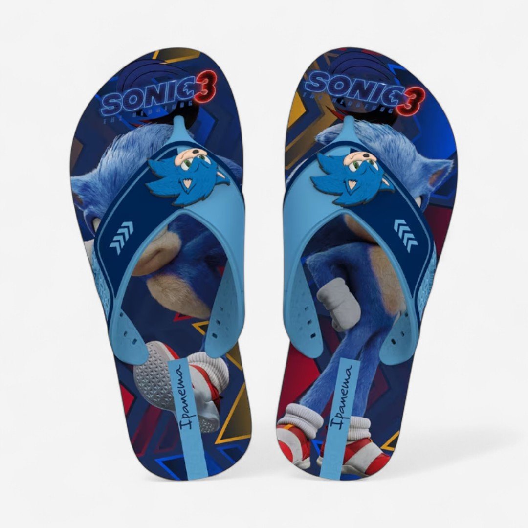 Chinelo Ipanema Sonic Speedrun Infantil Azul Azul 1