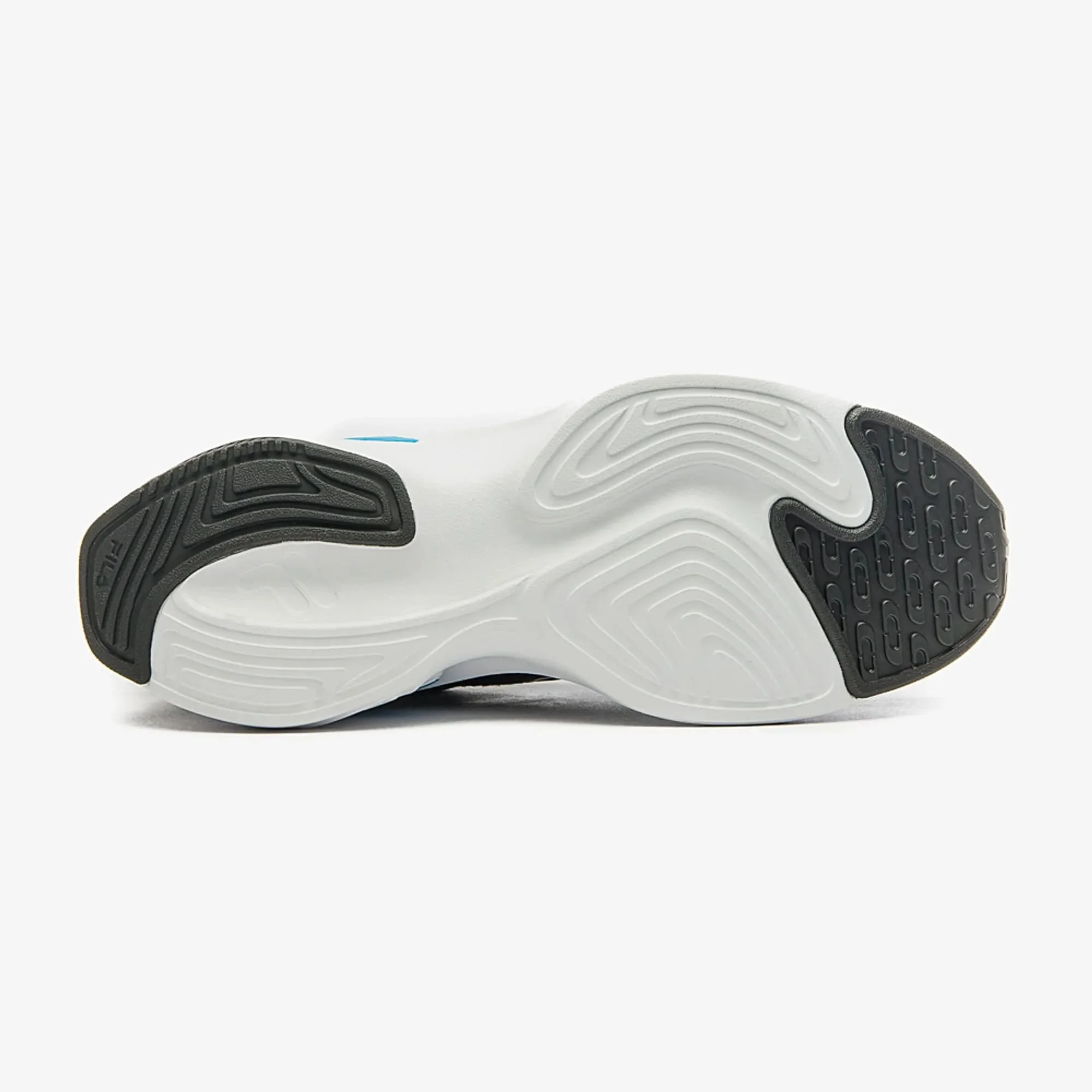 Tênis Fila Recovery Masculino Preto Preto/Azul/Laranja 5