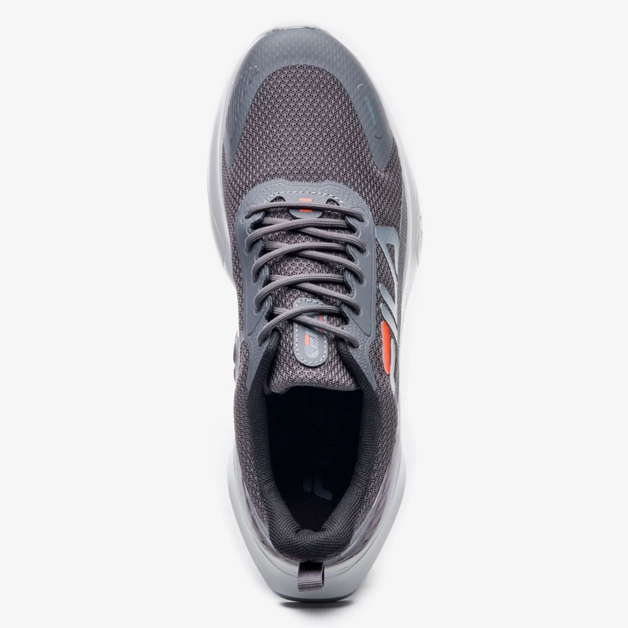 Tênis Fila Progress Lite Masculino Cinza Grafite/Laranja 4